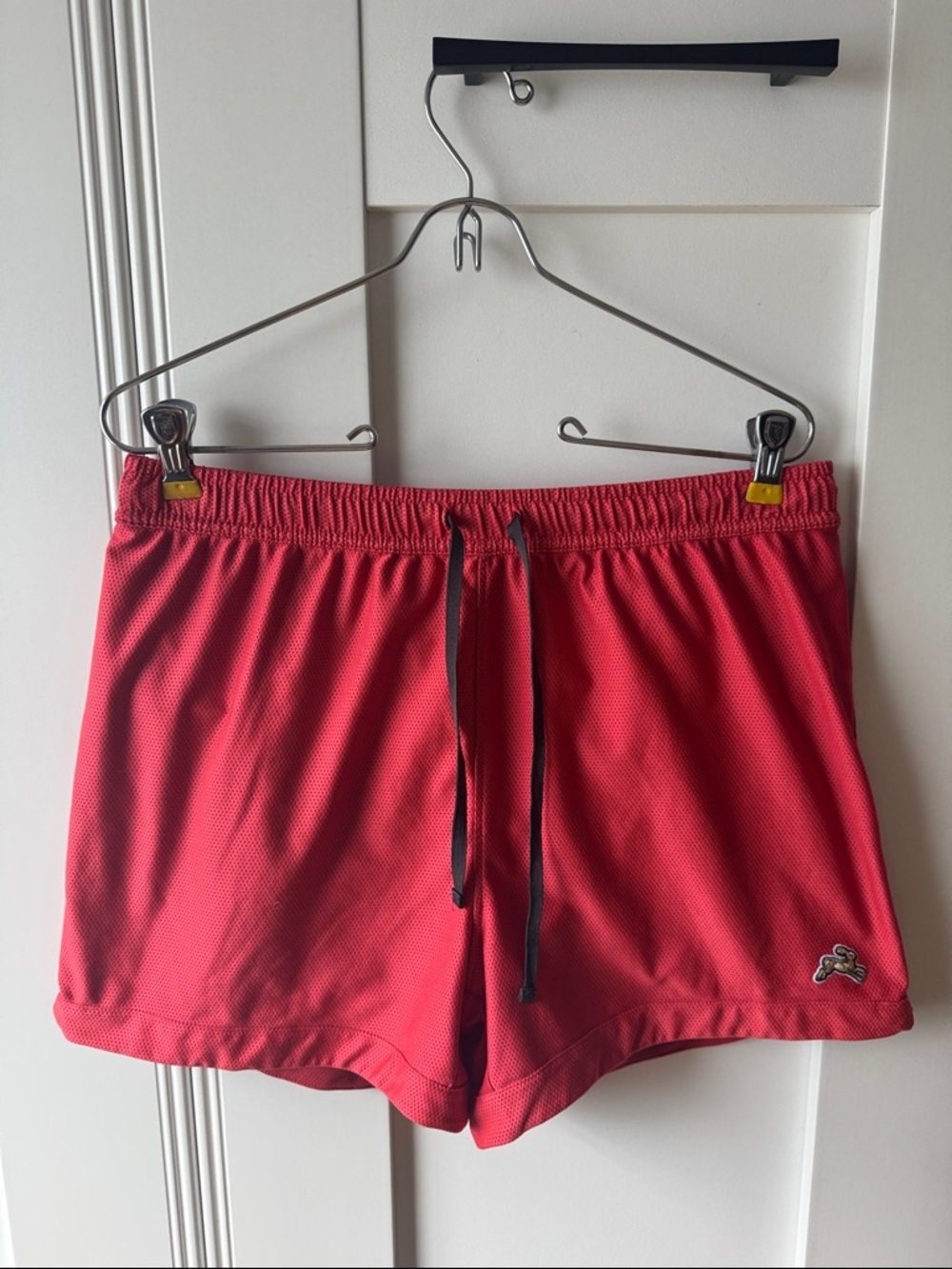 Tracksmith Session Red Running Shorts